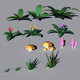 Low Poly Plants Pack - 3DOcean Item for Sale