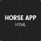 Horse App - HTML Responsive Template - ThemeForest Item for Sale