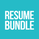 Resume CV Design Bundle - GraphicRiver Item for Sale