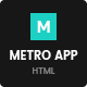 Metro App - Application HTML5 Template - ThemeForest Item for Sale