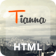 Tianna - One Page HTML5 Template - ThemeForest Item for Sale