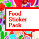 Food Sticker Pack/ Emoji/ Stories/ Restaurant/ Mask/ Snapchat/ App/ IGTV/ Tracking/ AE Face Tools - VideoHive Item for Sale