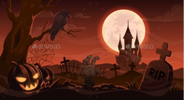 Halloween Zombie Cemetery