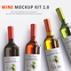 Wine Mockup Kit 2.0 - GraphicRiver Item for Sale