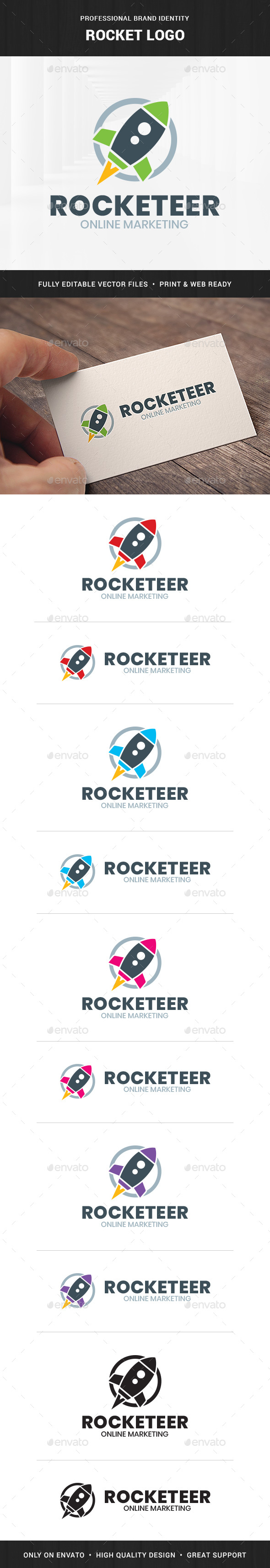 Rocket Logo Template