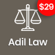 Adil - Lawyer & Attorney WordPress Theme - ThemeForest Item for Sale