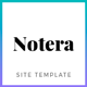 Notera – Modern Blog & Magazine HTML5 Site Template - ThemeForest Item for Sale