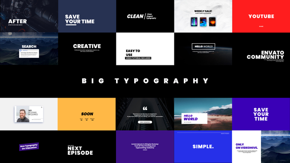 Big Typography alt