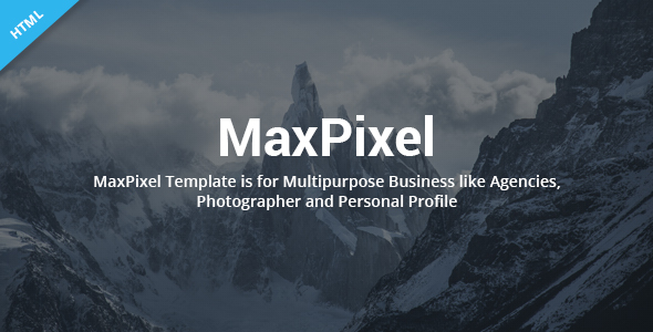 MaxPixel - Multipurpose Parallax Template