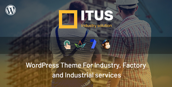 Itus - Industrial Manufacturing WordPress Theme