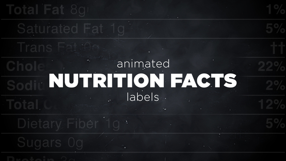 Nutrition Facts Label