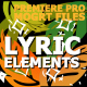 Flash FX Lyric Elements | Premiere Pro MOGRT - VideoHive Item for Sale