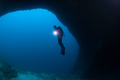 diver in a cave - PhotoDune Item for Sale