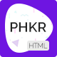 Phkr - Black & White Portfolio HTML Template - ThemeForest Item for Sale