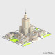 Monumental Skyscrapper Low Poly - 3DOcean Item for Sale