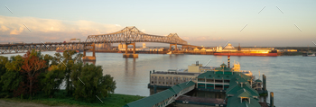 ouisiana across the Mississippi River from Port Allen in West Baton Rouge Parish to Baton Rouge in East Baton Rouge Parish.