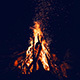 Bonfire Burning & Crackling