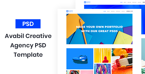 Avabil - Creative Agency PSD Template