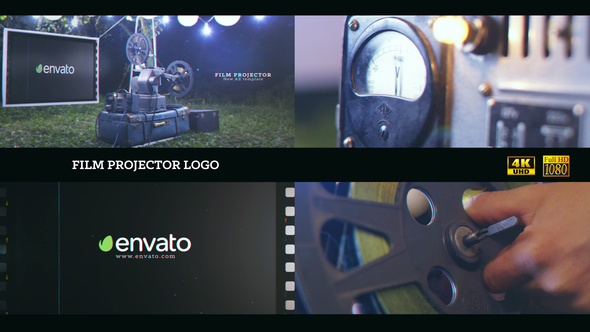 Film projector Logo 4K alt