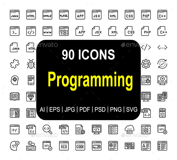 Programing Line Icons