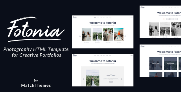 Fotonia - Photography Portfolio Template