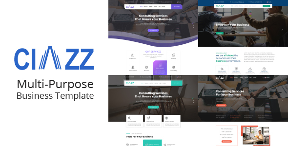 Ciazz | Multi-Purpose Business PSD Template