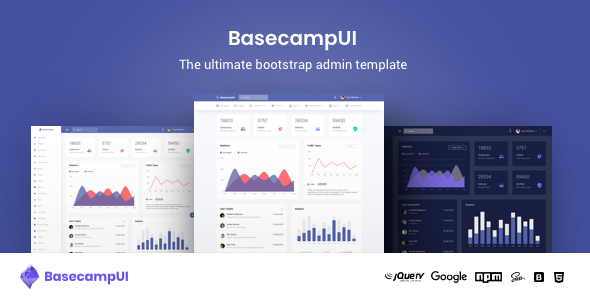 BasecampUI Bootstrap Admin Dashboard Template