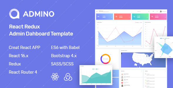 Admino - React Redux Admin Template