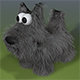 Cartoon Scottish Terrier Dog Model - 3DOcean Item for Sale
