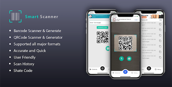 Smart Scanner and Generator Barcode | QRCode