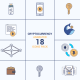 Cryptocurrency animated 18 icons pack - VideoHive Item for Sale