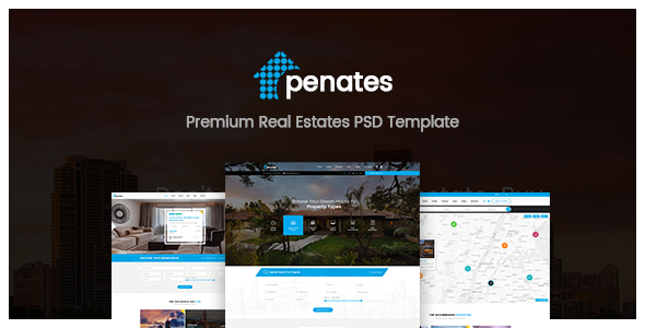 Penates - Premium Real Estates PSD Template