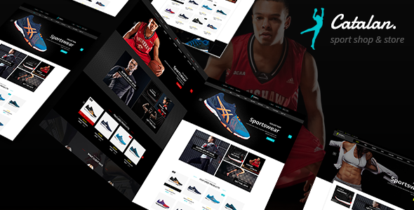 Kataloński - sklep z odzieżą i obuwiem sportowym Motyw PrestaShop 1.7