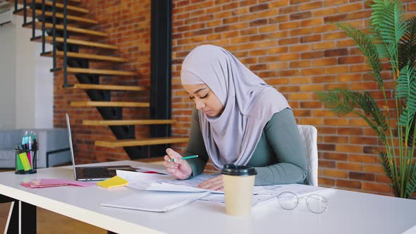 Portrait of a Progressive Muslim Woman Wearing a Hijab