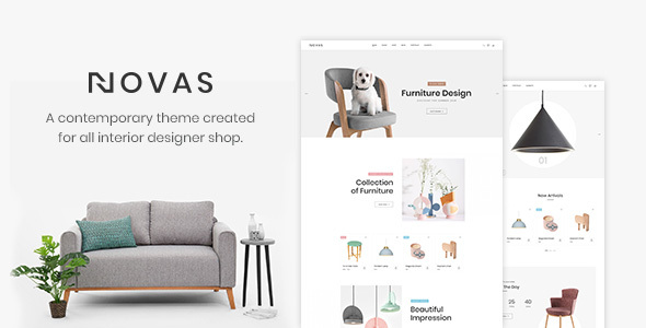 Novas | Furniture Store and Handmade Shop PSD Template