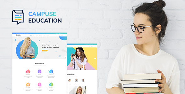 Campuse - University and Online Learning PSD Template