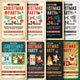 Christmas Retro Party Flyer - GraphicRiver Item for Sale