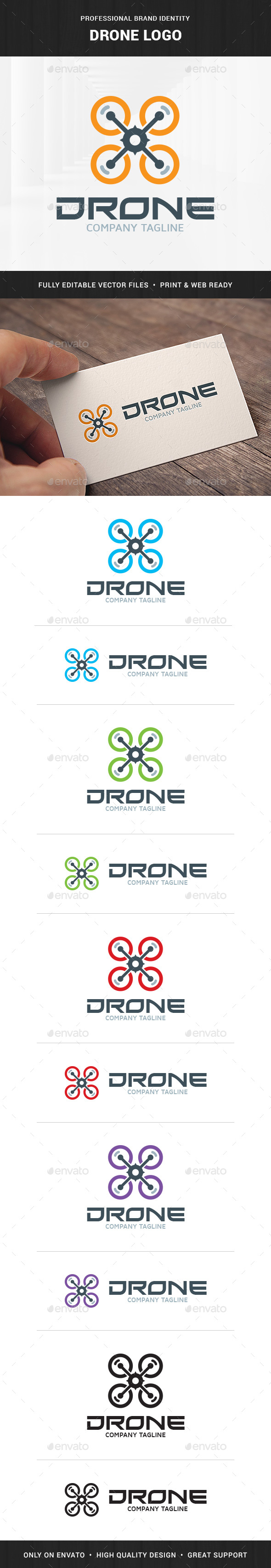 Drone Logo Template