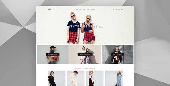 Dewey - Creative Shop PSD Template