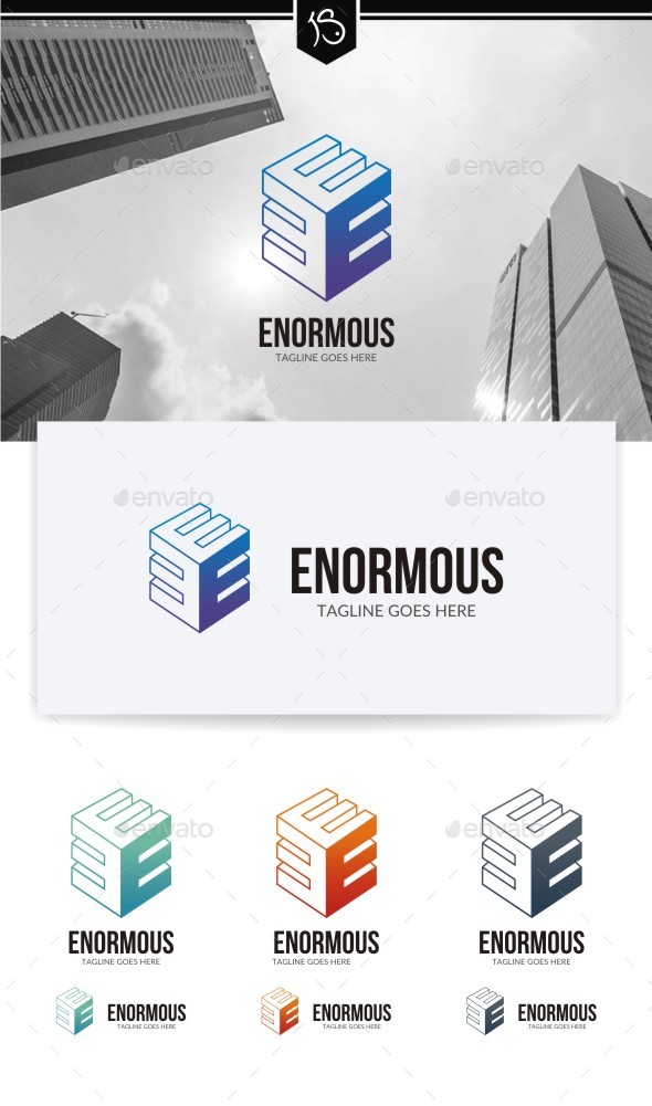 Enormous - Letter E Logo Template
