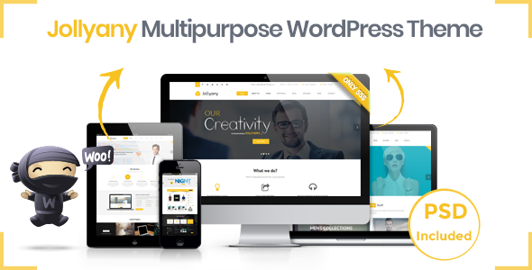Jollyany - Motyw korporacyjny WordPress Multi Purpose