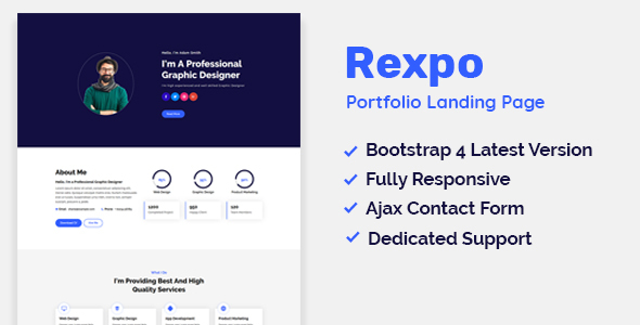 Rexpo - Personal Portfolio Template