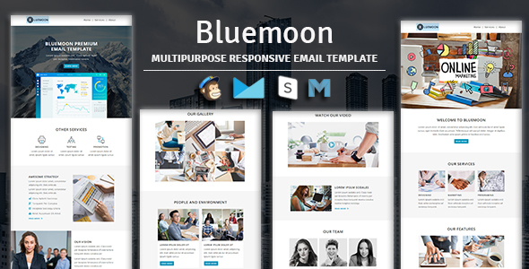 Bluemoon - Multipurpose Responsive Email Template