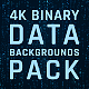 4K Binary Data Backgrounds Pack - VideoHive Item for Sale