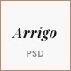 Arrigo – Creative Portfolio Contemporary PSD Template - ThemeForest Item for Sale