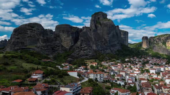 Landscape of Meteora in Greece