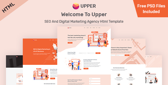 Upper | SEO And Digital Marketing Agency HTML Template