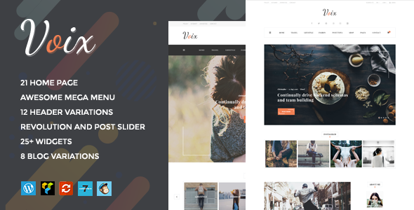 Voix - Personal Blogging WordPress Theme for Storytellers