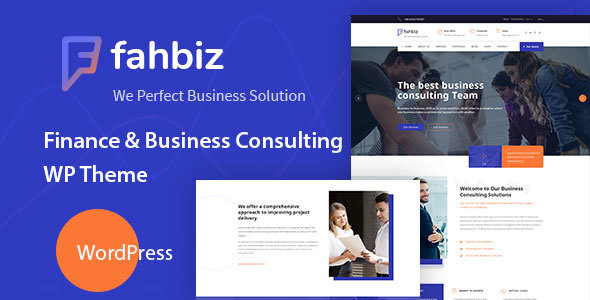 Fahbiz - Finance & Consulting WordPress Theme