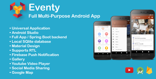 Eventy- Full Multi-Purpose Android App